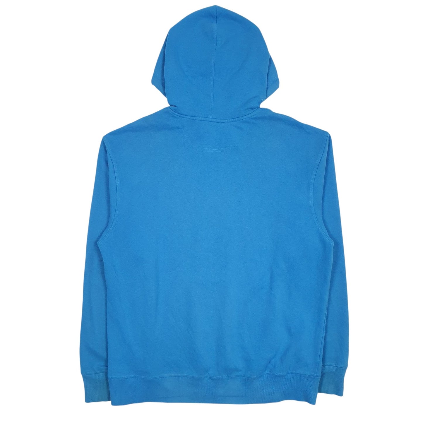 Mens Blue Champion Spellout Hoodie Jumper