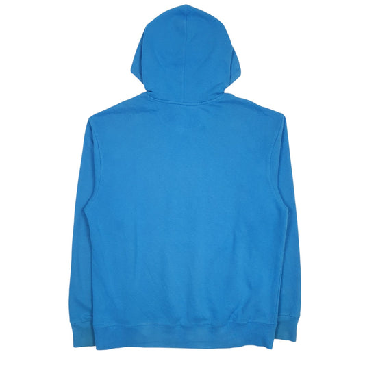 Mens Blue Champion Spellout Hoodie Jumper