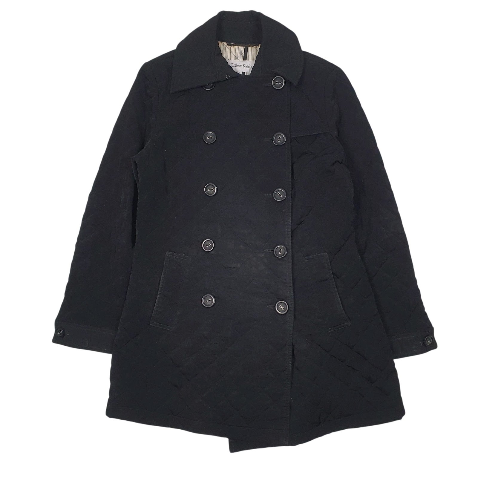 Womens Black Calvin Klein   Coat