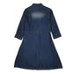 Womens Blue White Fran   Dress