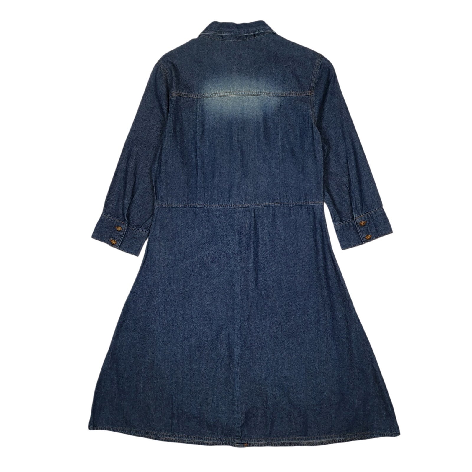 Womens Blue White Fran   Dress