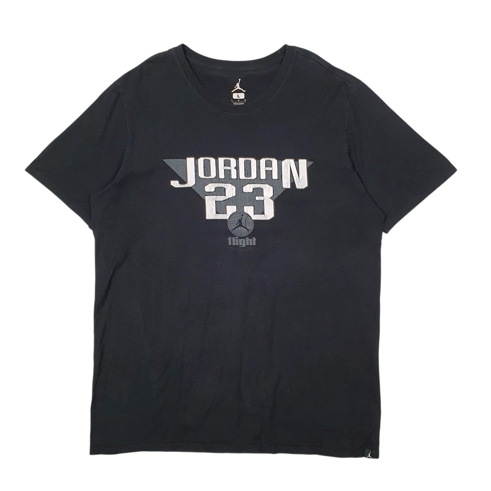 Mens Black Nike Air Jordan Basketball Short Sleeve T Shirt