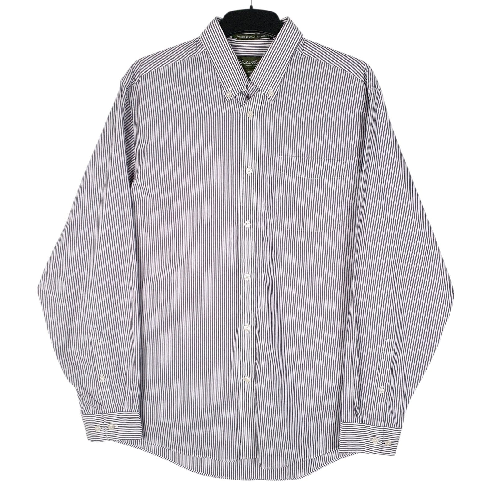Mens Purple Eddie Bauer  Long Sleeve Shirt