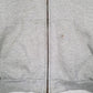 Mens Grey Carhartt Hoodie Vintage 00s Full Zip Jumper