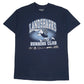 Mens Navy Gildan Landsharks Running Club Short Sleeve T Shirt