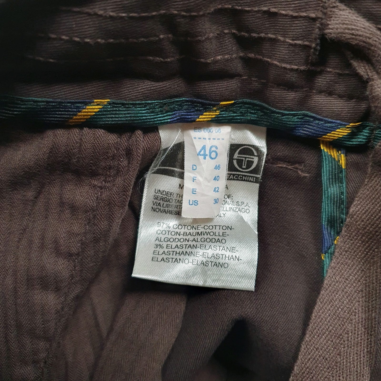 Mens Brown Sergio Tacchini   Trousers