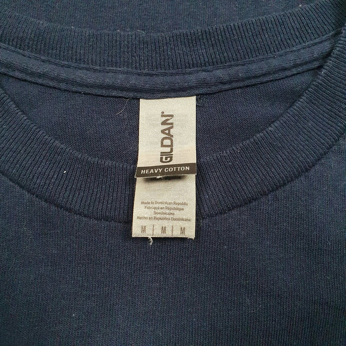 Mens Navy Gildan   T Shirt