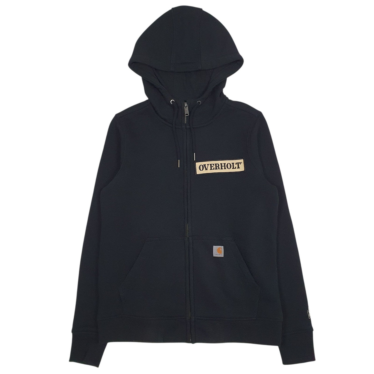 Womens Black Carhartt Overholt Whiskey Full Zip Jumper