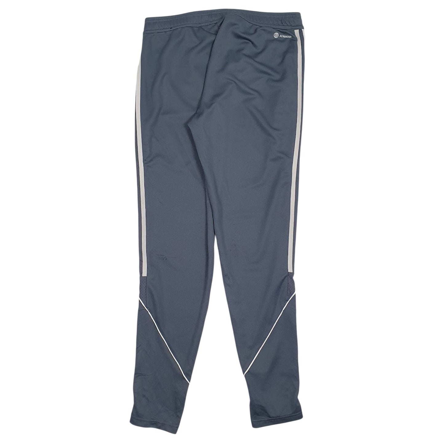 Mens Grey Adidas AeroReady Full Zip Trousers