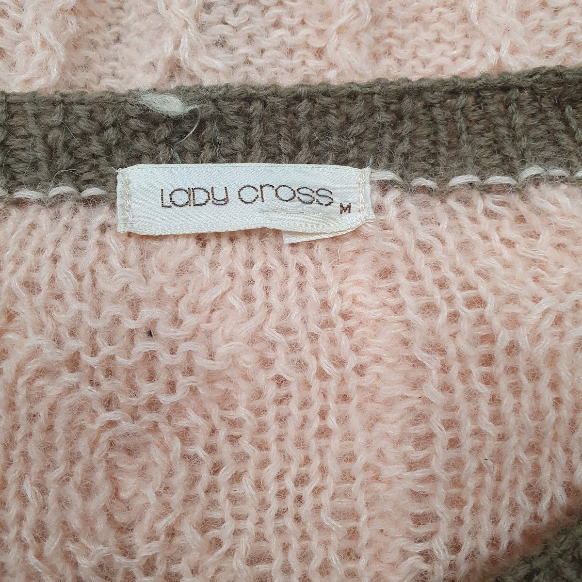 Womens Link Lady Cross  Cardigan Jumper