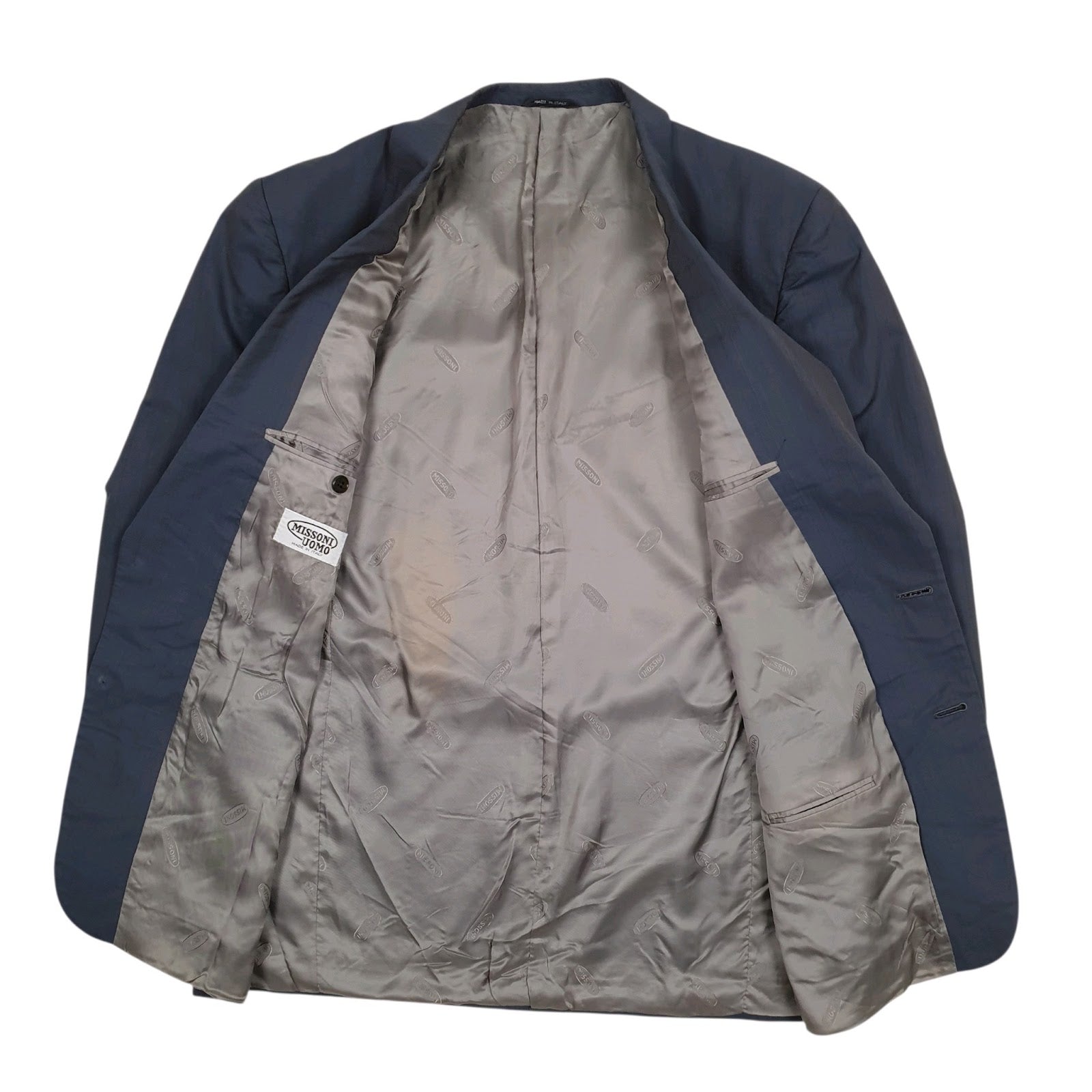Mens Navy Missoni Made In Italy  Coat