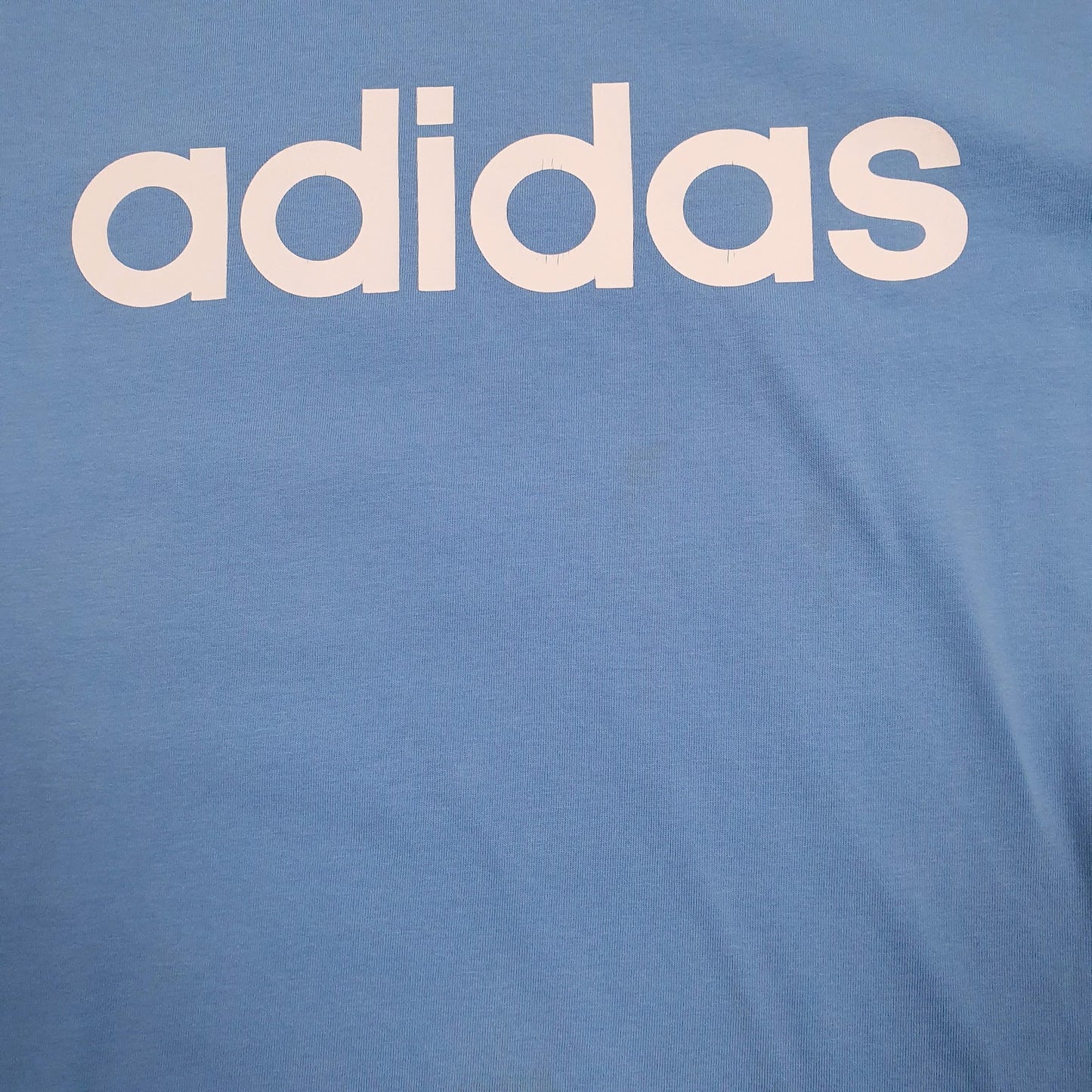 Mens Blue Adidas   T Shirt