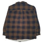 Mens Brown Red Head Sherpa Lined Flannel  Coat