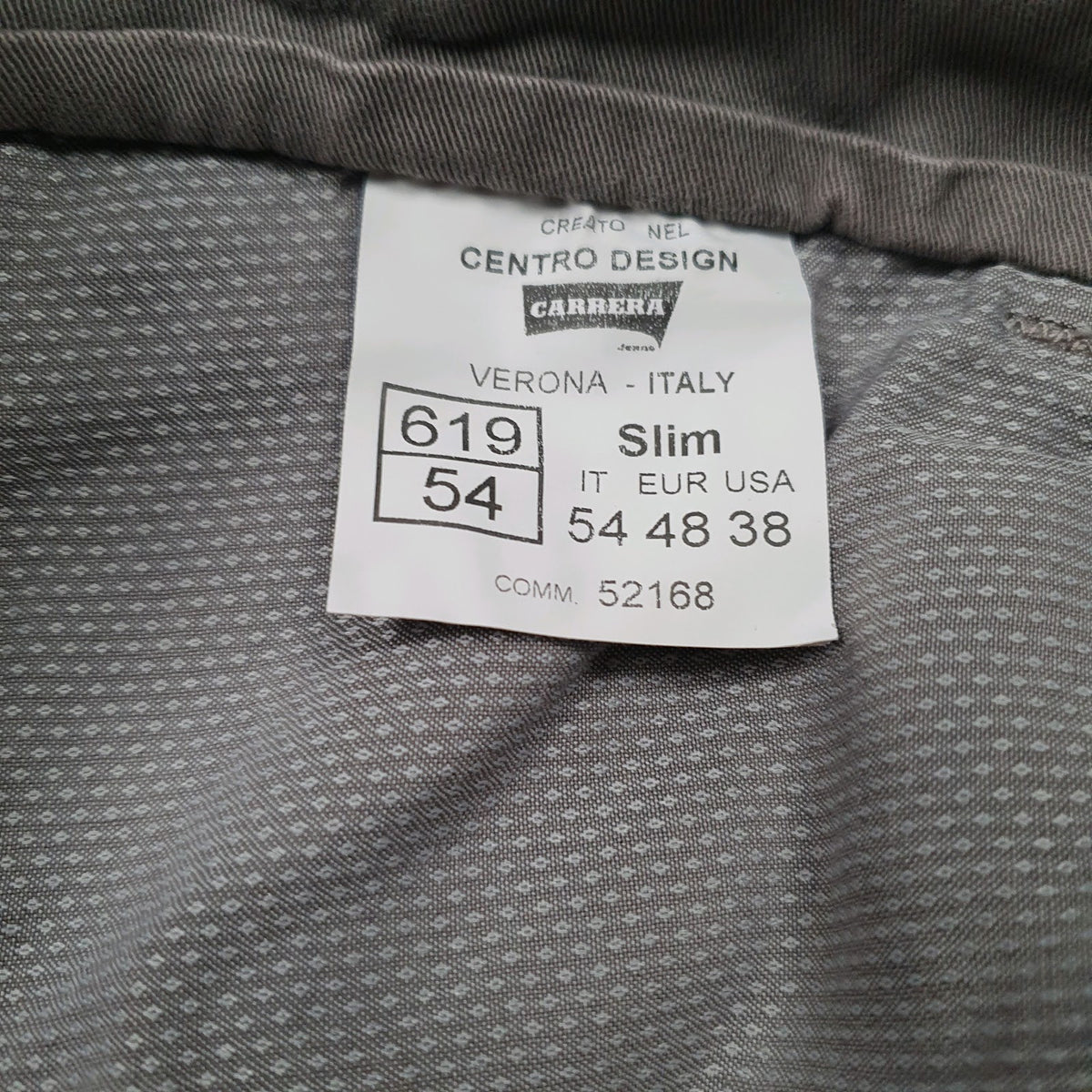 Mens Grey Carrera   Trousers