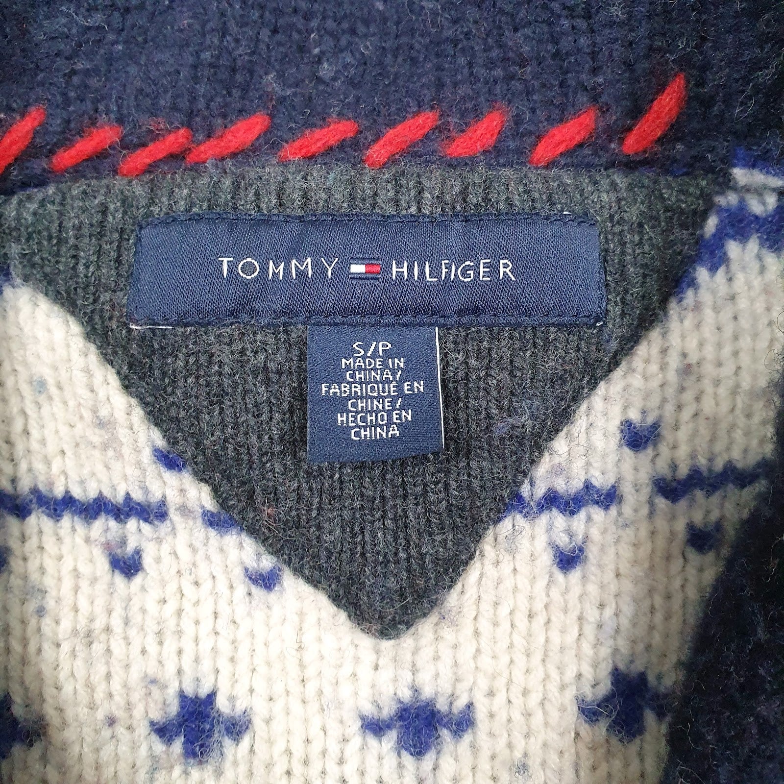 Mens Navy Tommy Hilfiger  Cardigan Jumper