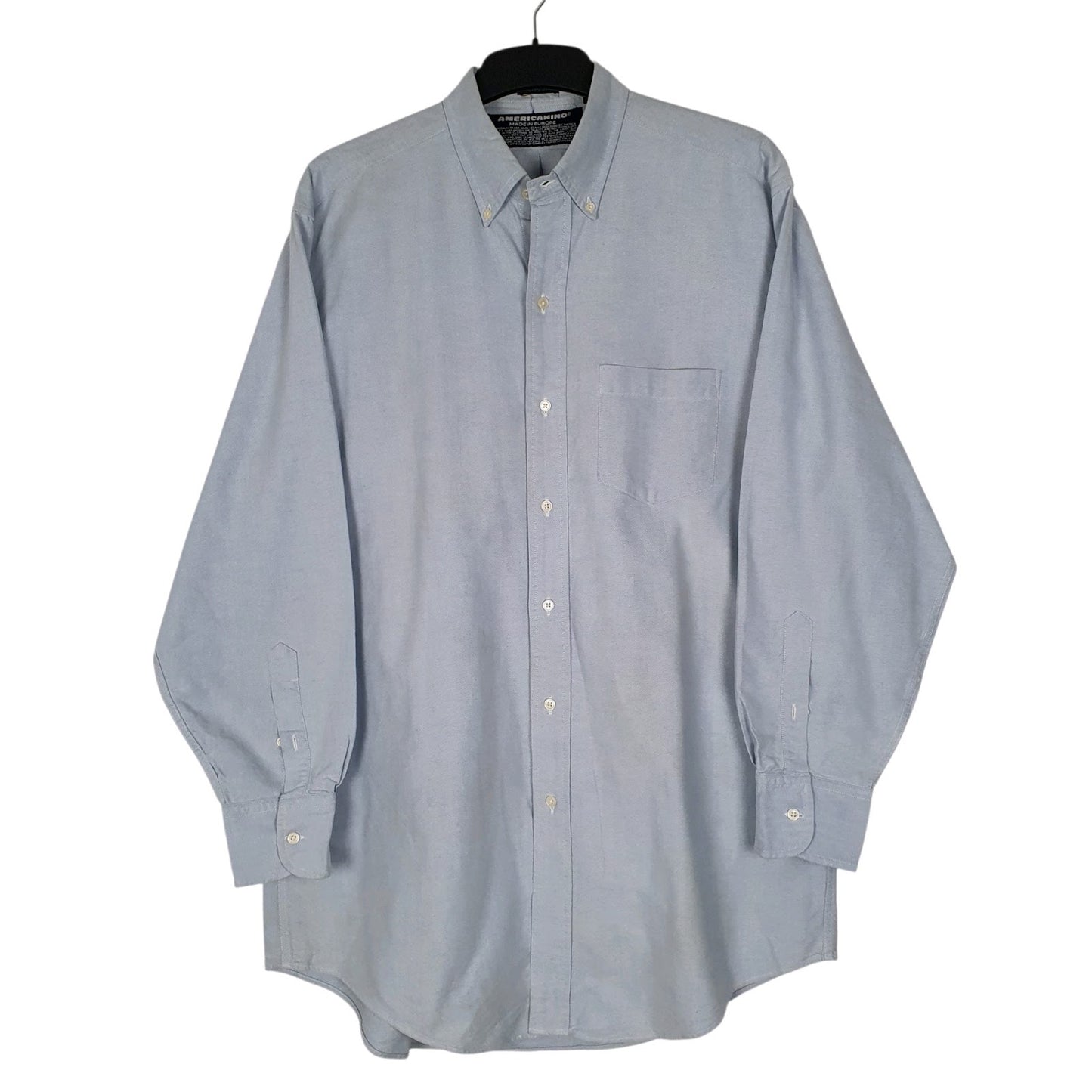 Mens Blue Americanino  Long Sleeve Shirt