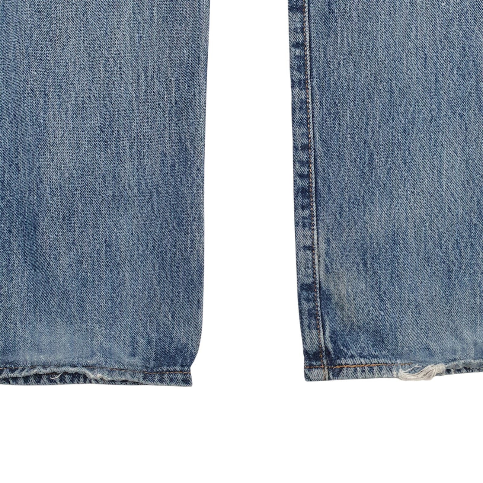 Mens Blue Levis Distressed  Jeans
