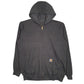 Mens Grey Carhartt  Full Zip Jumper