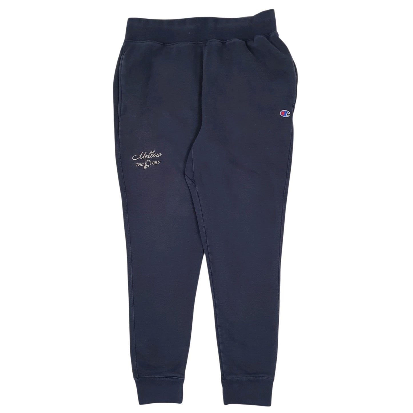 Mens Navy Champion Reverse Weave Jogger Trousers