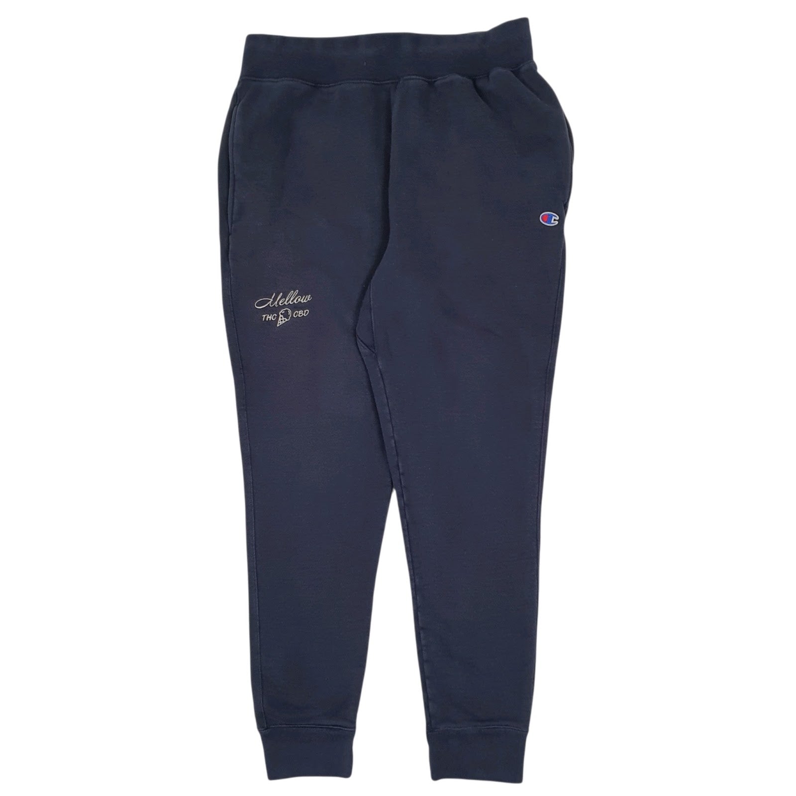 Mens Navy Champion Reverse Weave Jogger Trousers