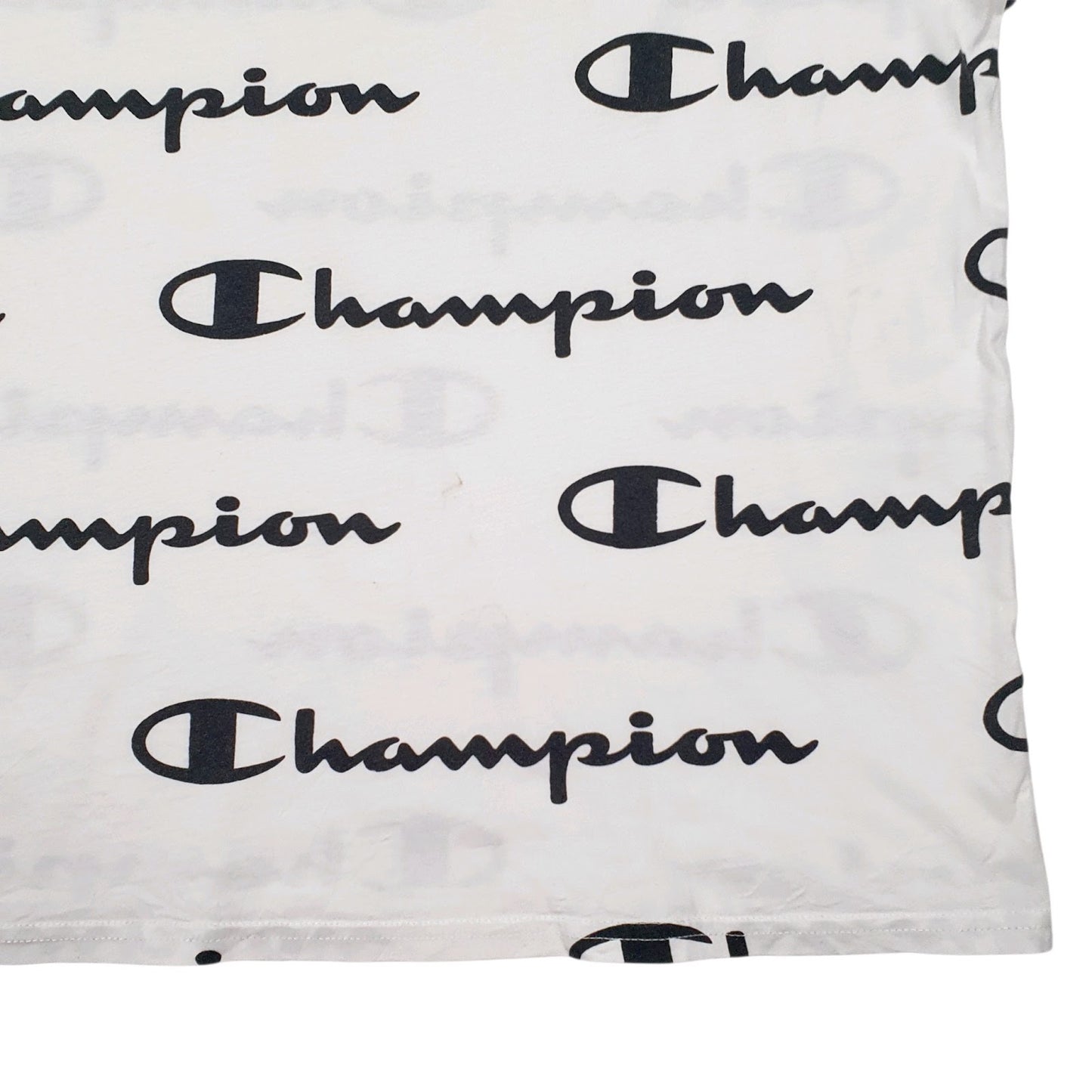 Mens White Champion   T Shirt