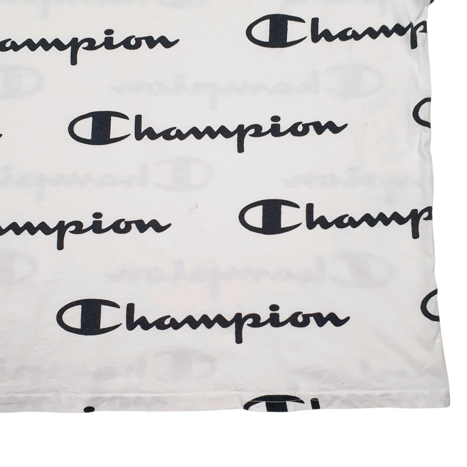 Mens White Champion   T Shirt