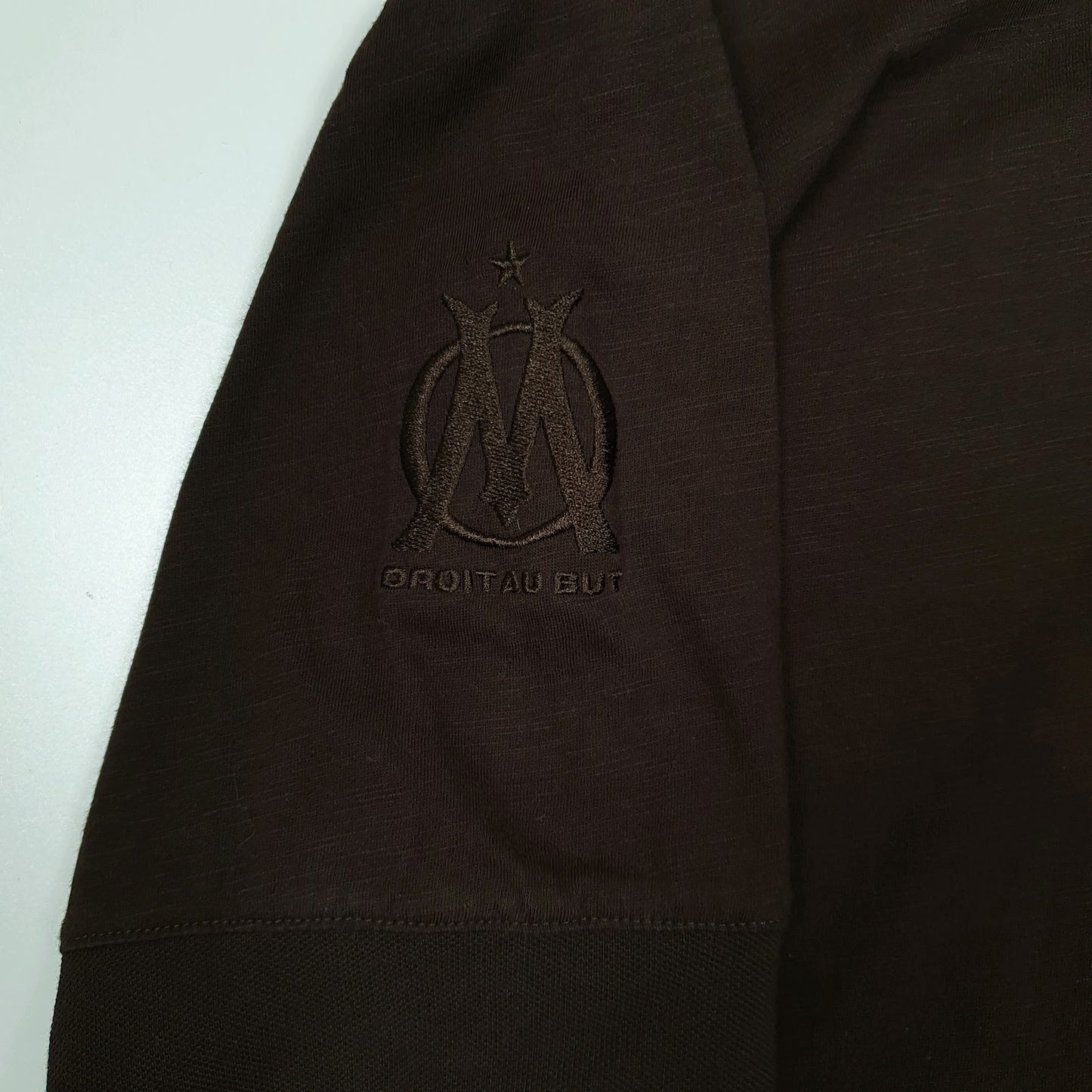Mens Brown Adidas  Hoodie Polo Shirt