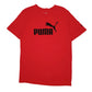 Mens Red Puma  Short Sleeve T Shirt