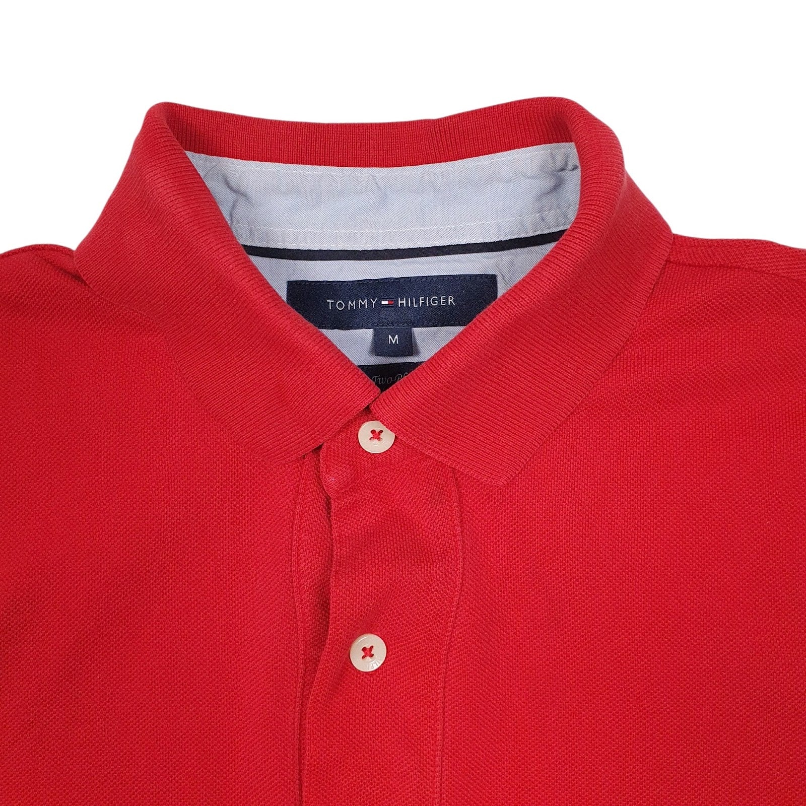 Mens Red Tommy Hilfiger   Polo Shirt