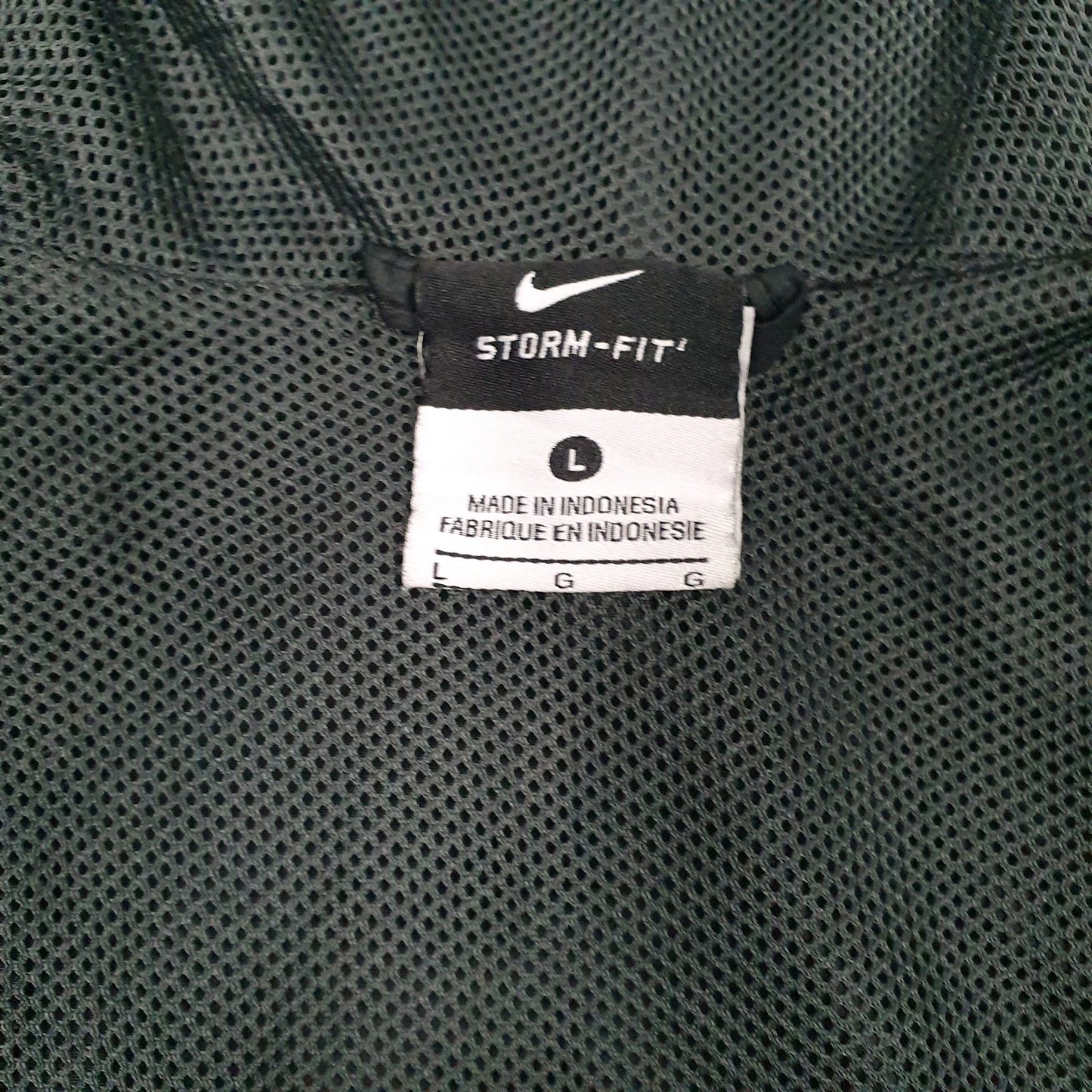 Mens Black Nike Storm-Fit  Coat