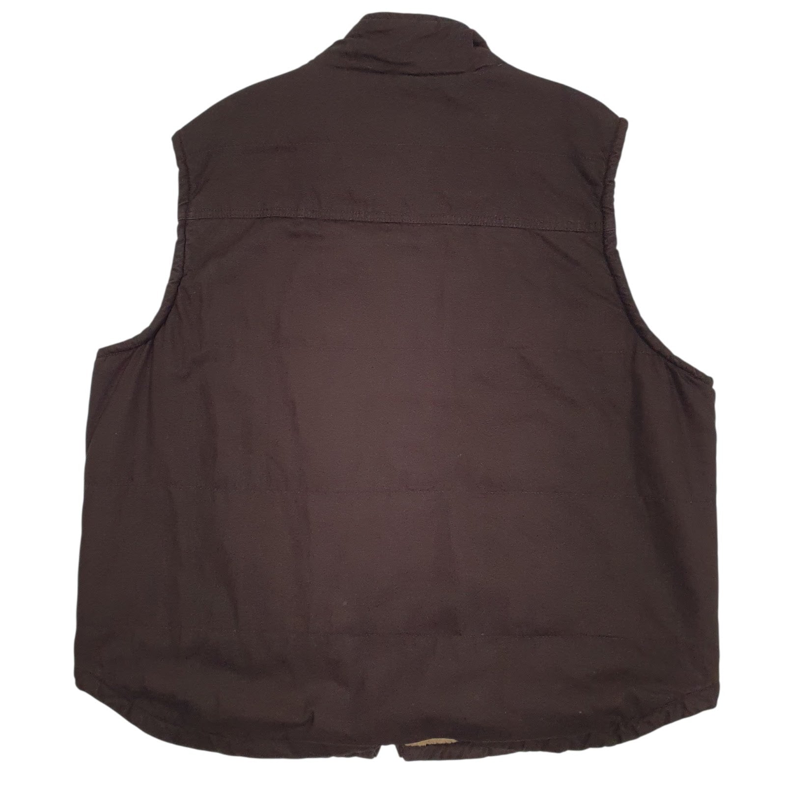 Mens Brown Lee Padded Sherpa Lined  Coat