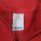 Mens Red Adidas Washington State Cougars Quarter Zip Jumper