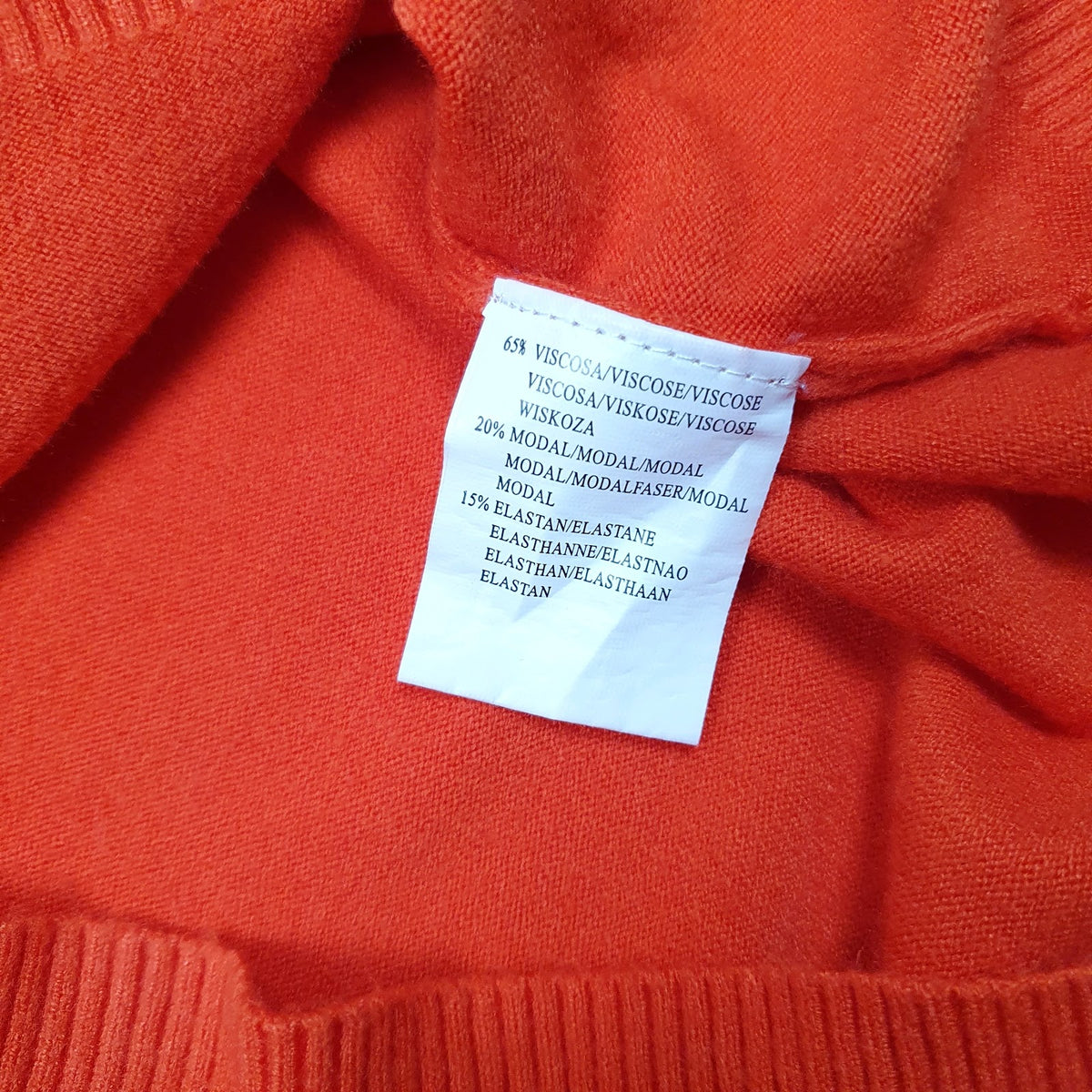 Womens Orange Unbranded  Crewneck Jumper