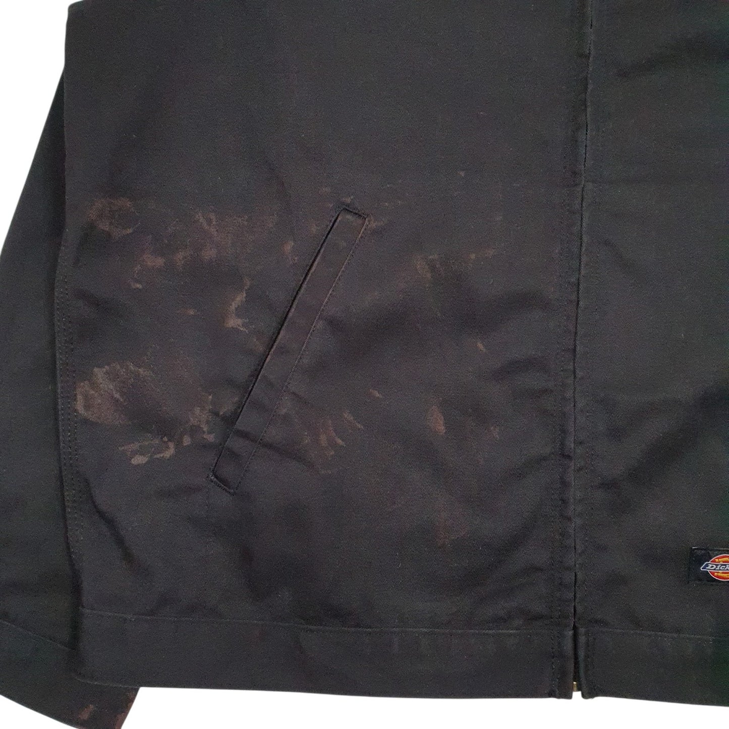 Mens Black Dickies Eisenhower Windbreaker Crewneck Coat