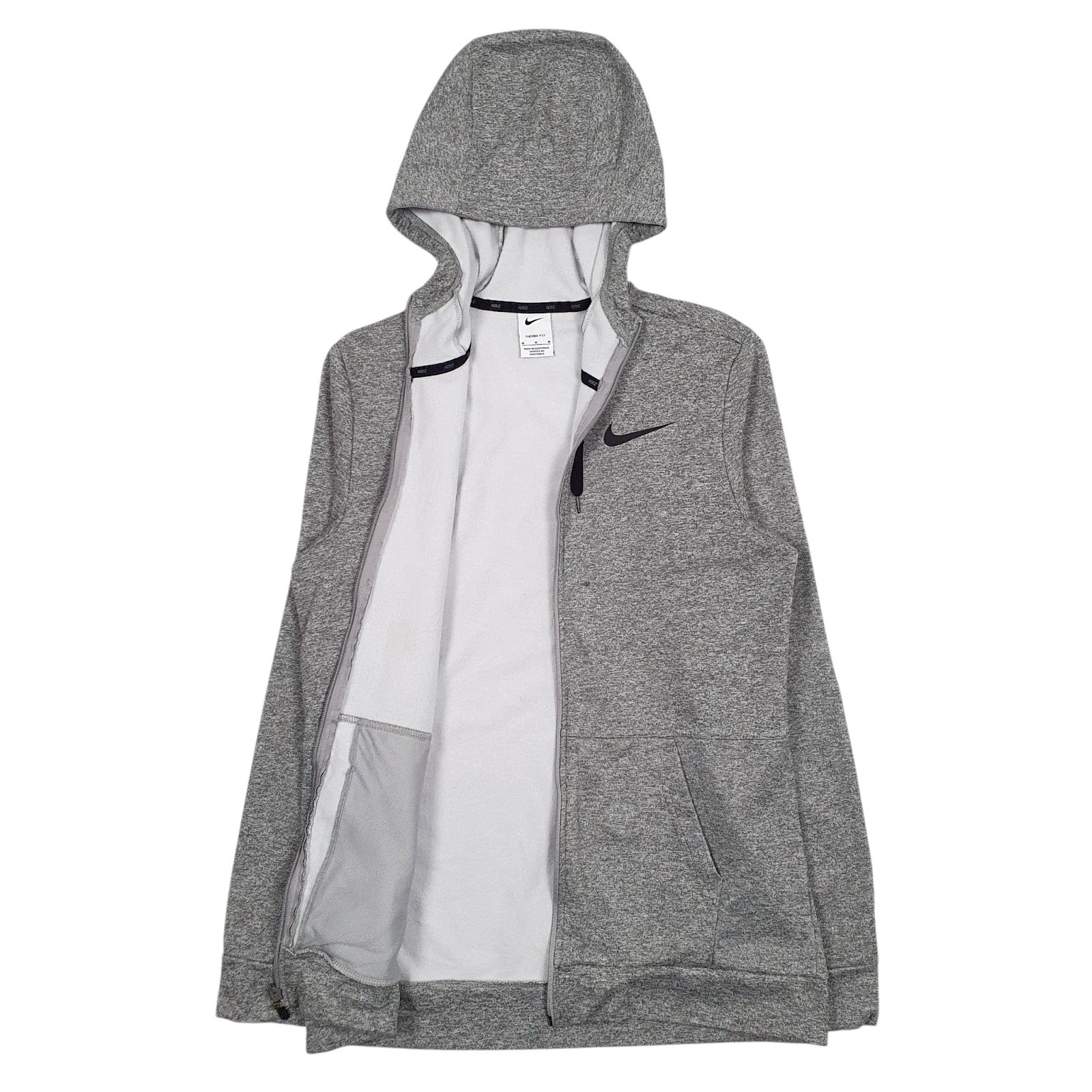 Mens Grey Nike Therma-Fit Full Zip Jumper