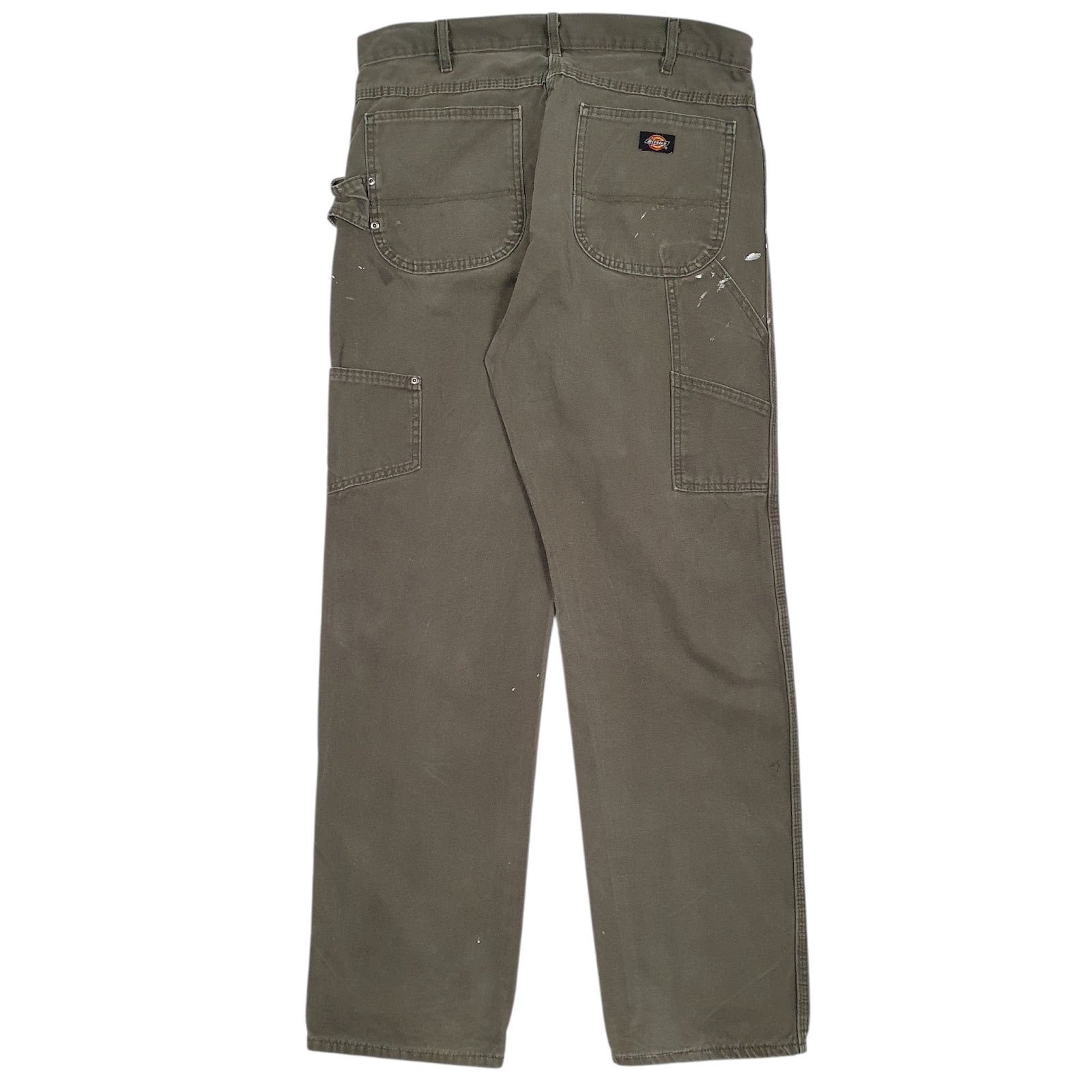 Mens Green Dickies Workwear  Trousers