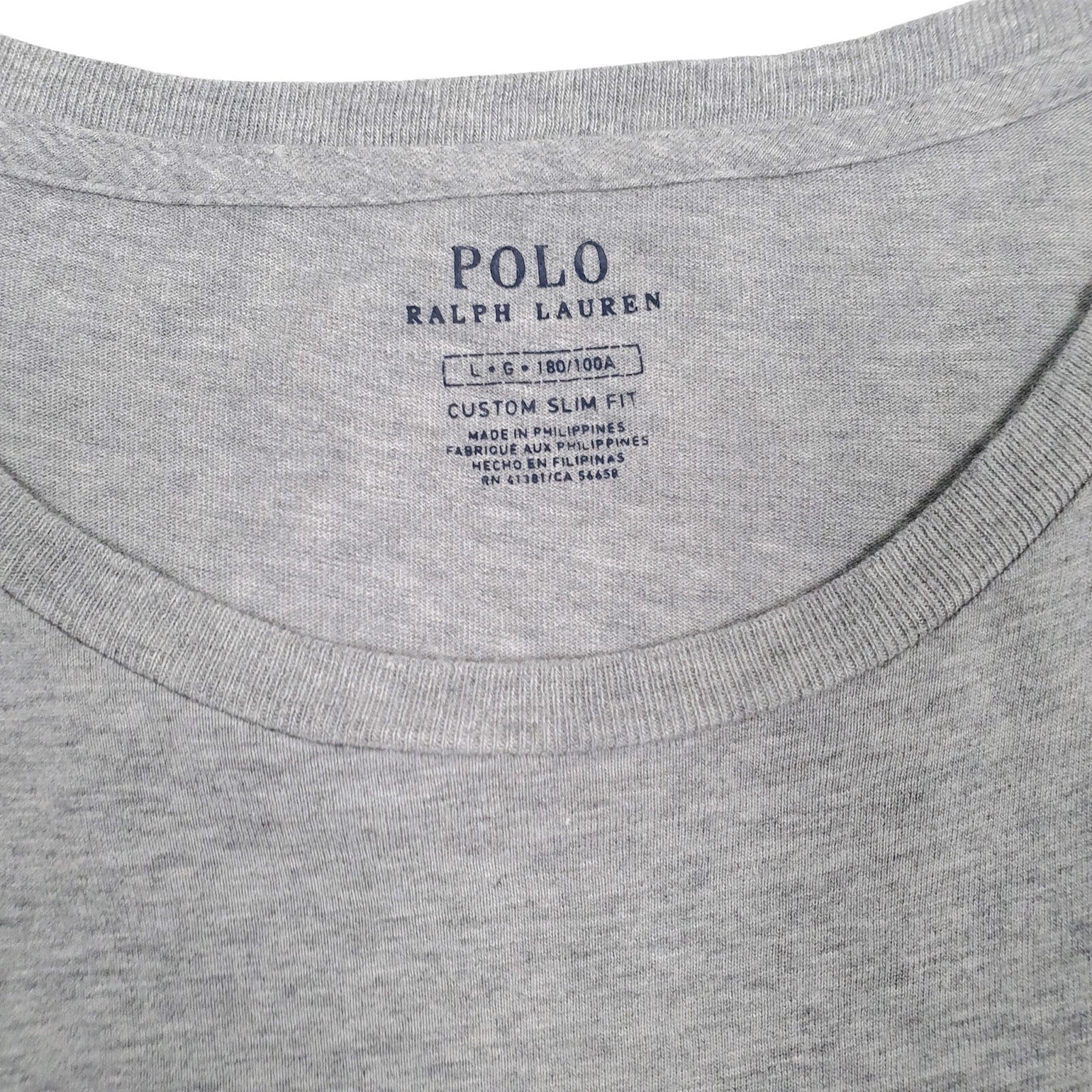 Mens Grey Polo Ralph Lauren   T Shirt