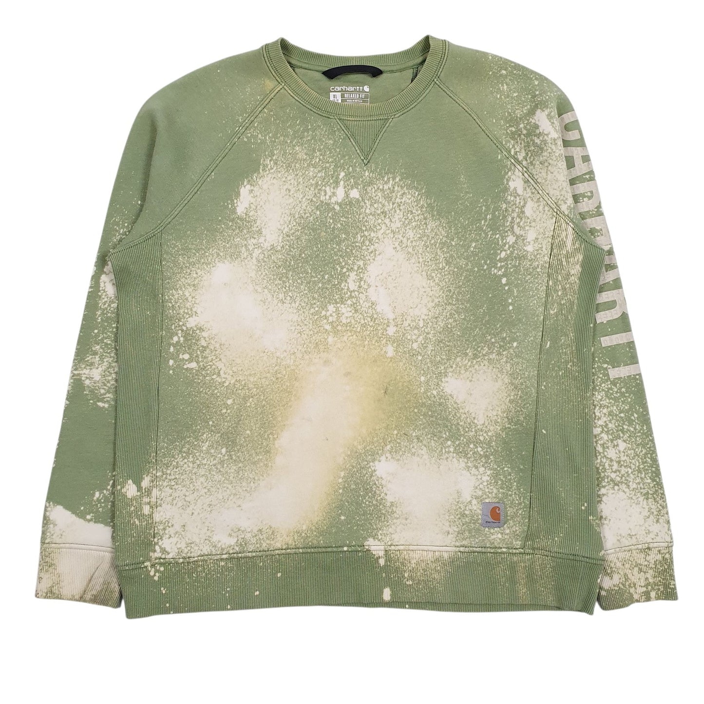 Womens Green Carhartt  Crewneck Jumper