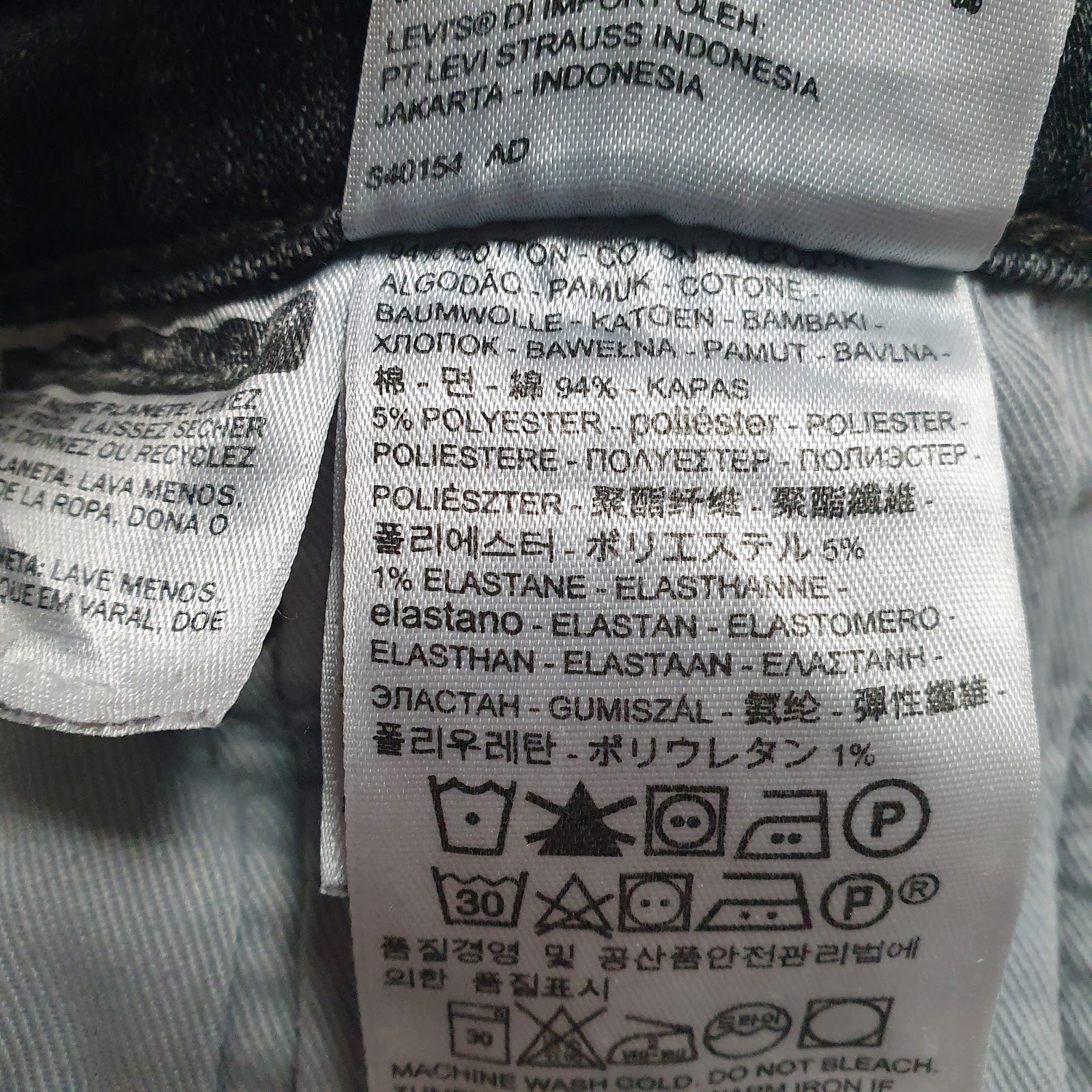Mens Grey Levis   Jeans