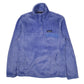 Womens Blue Patagonia Snap T Fluffy Quarter Zip Jumper