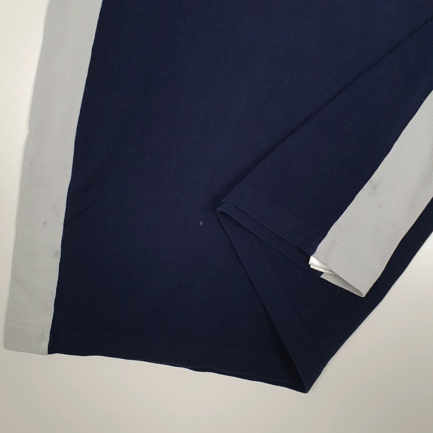 Mens Blue Polo Ralph Lauren Custom Slim Fit USA Quarter Zip Polo Shirt