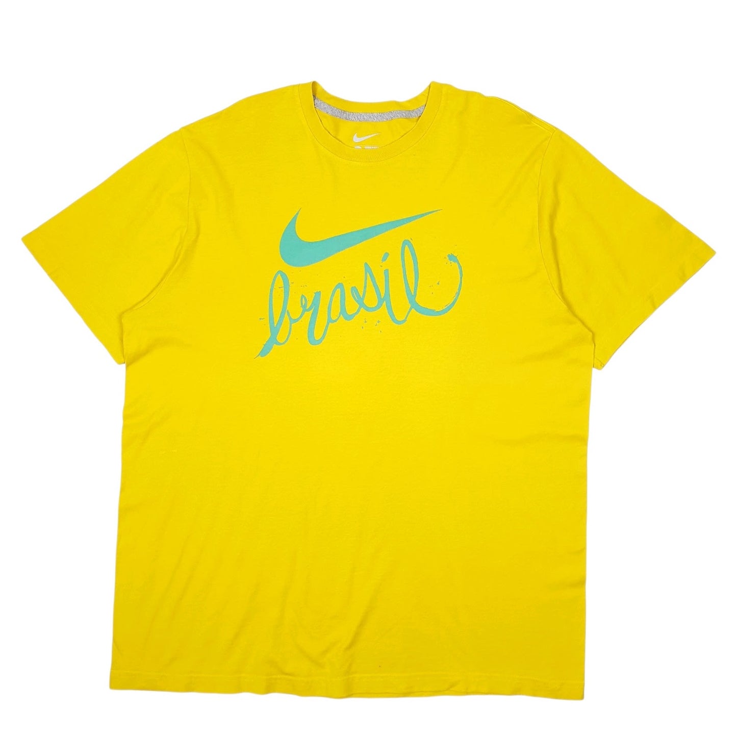 Mens Yellow Nike  Short Sleeve T Shirt