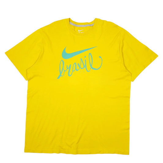 Mens Yellow Nike  Short Sleeve T Shirt