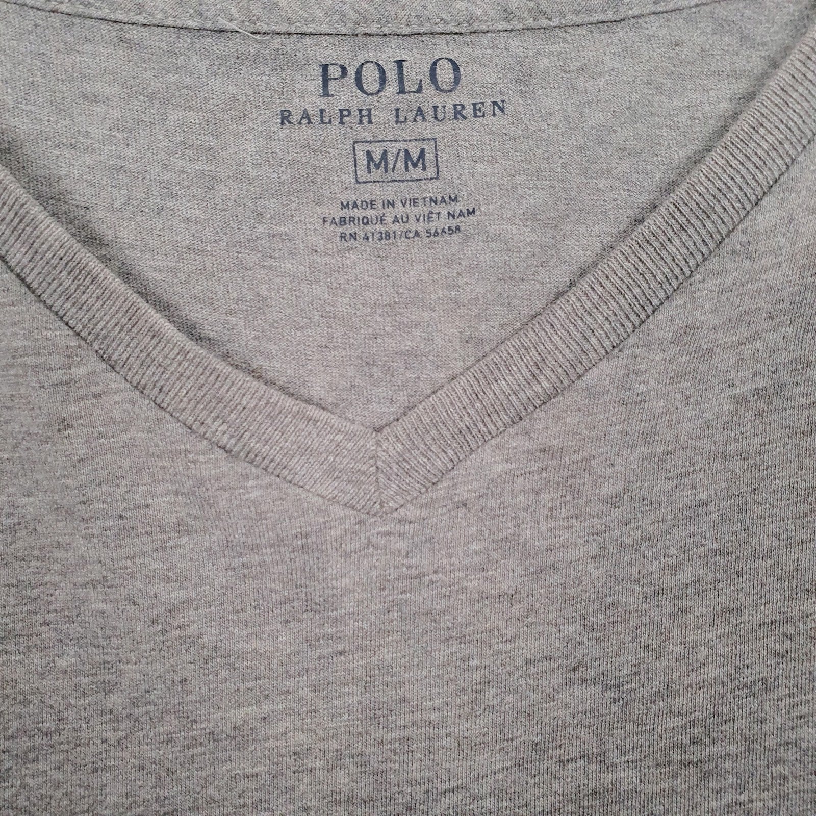 Mens Grey Polo Ralph Lauren   T Shirt