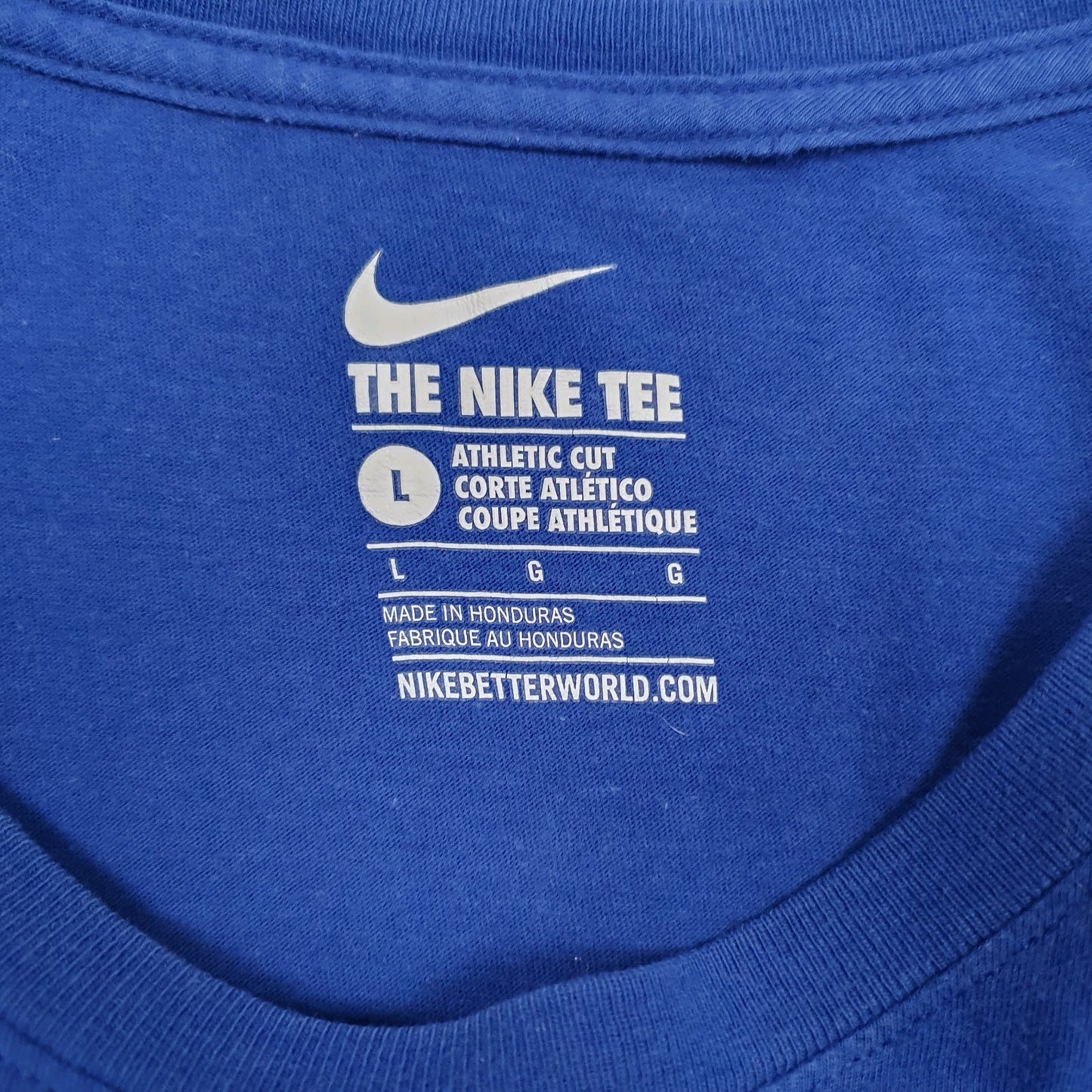 Mens Blue Nike MLB World Series Champions Chicago Cubs  T Shirt