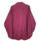 Mens Burgundy L.L.Bean Chamois Vintage 90s Made In USA  Shirt