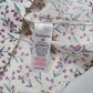 Womens White Bonmarche Floral Blouse  T Shirt