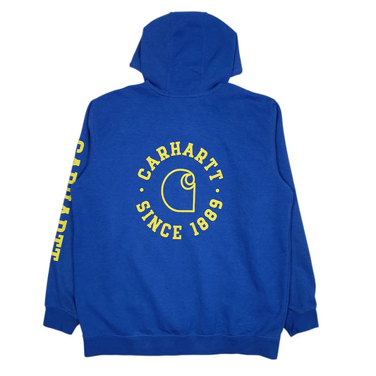 Mens Blue Carhartt  Hoodie Jumper