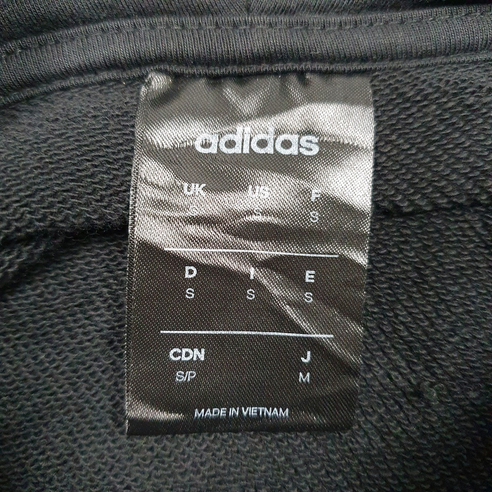 Mens Black Adidas  Hoodie Jumper