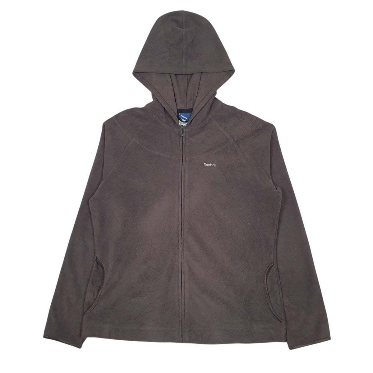 Womens Grey Reebok  Full Zip Jumper